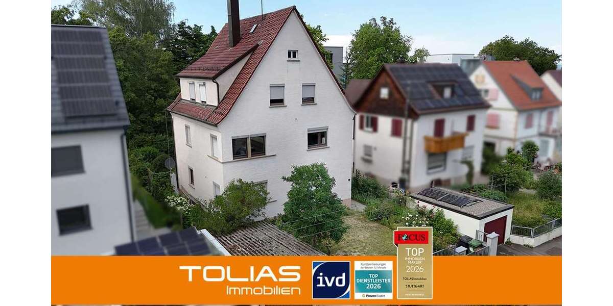 Einfamilienhaus Stuttgart Feuerbach - 11 Zimmer, 213 m&sup2;, 820.000&euro; | Angebot:27021433