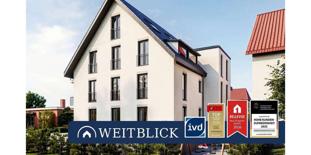 Etagenwohnung Ludwigsburg Hoheneck - 4 Zimmer, 104 m&sup2;, 649.000&euro; | Angebot:26972091