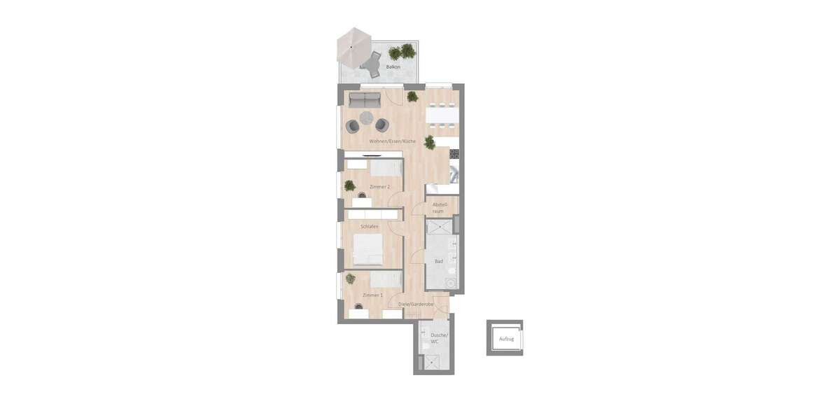 Etagenwohnung Besigheim - 4.5 Zimmer, 102 m&sup2;, 1.345&euro; | Angebot:25240947