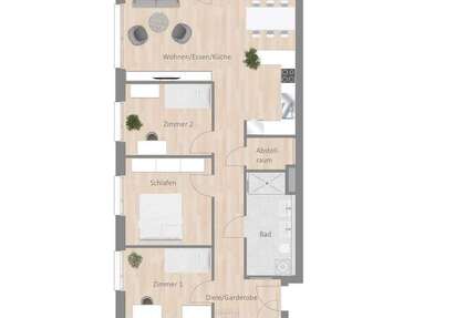 Wohnung Besigheim - 4.5 Zimmer, 102 m&sup2;, 1.345&euro; | Angebot:25240947
