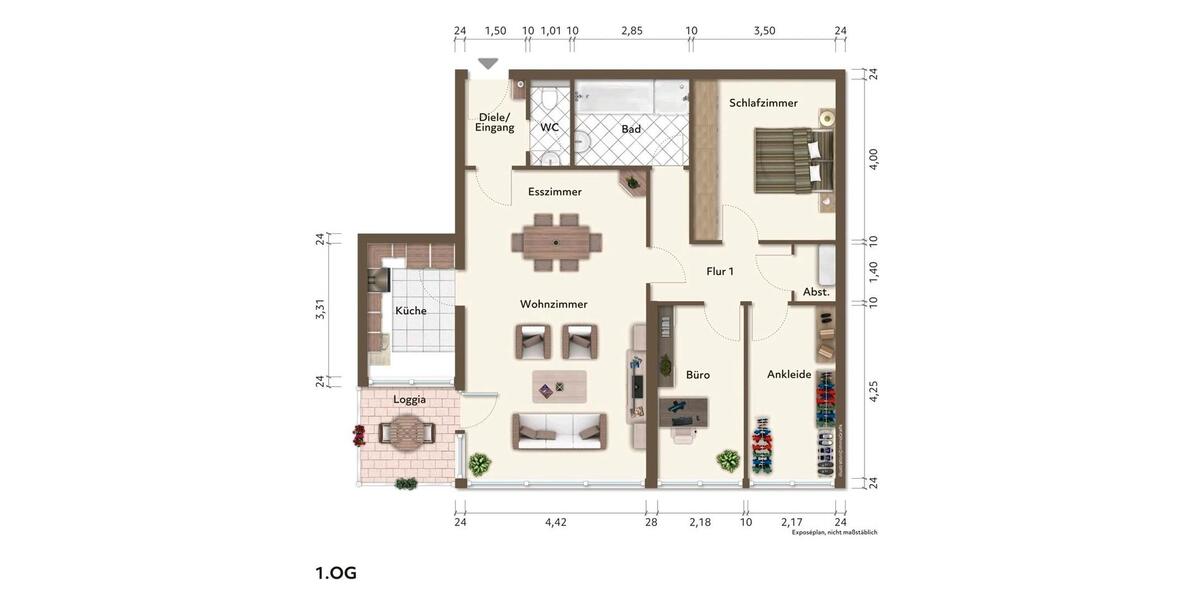 4 Zimmer Wohnung in 1A Lage ohne Makler 4 zimmer