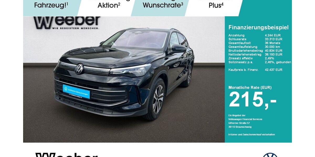 VW Tiguan 14.867 km 41.980 &euro; Weil der Stadt 71263