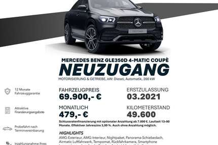 Mercedes-Benz GLE 350 49.300 km 69.900 &euro; Ebersbach an der Fils 73061