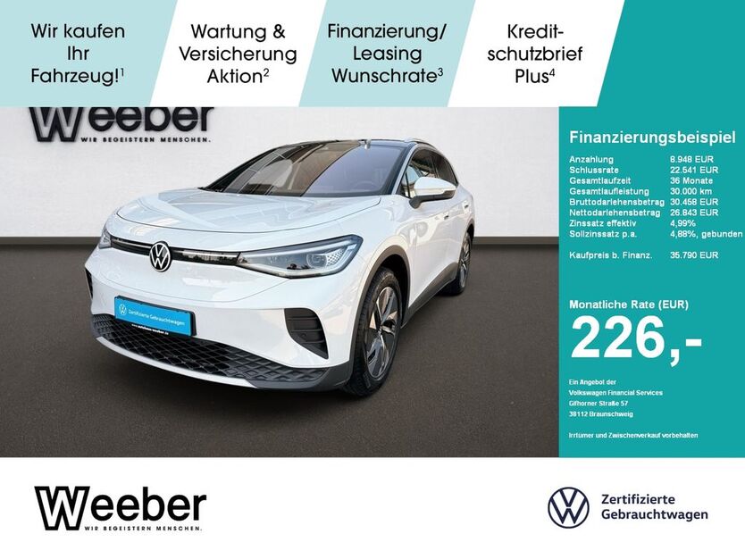 VW ID.4 4.963 km 34.690 € Weil der Stadt 71263