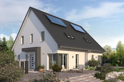Höfingen vor der Türe!??️? DHH mit Bauplatz direkt am Feldrand, Küche, Garage! - Haus Leonberg Höfingen | Angebot:27334423