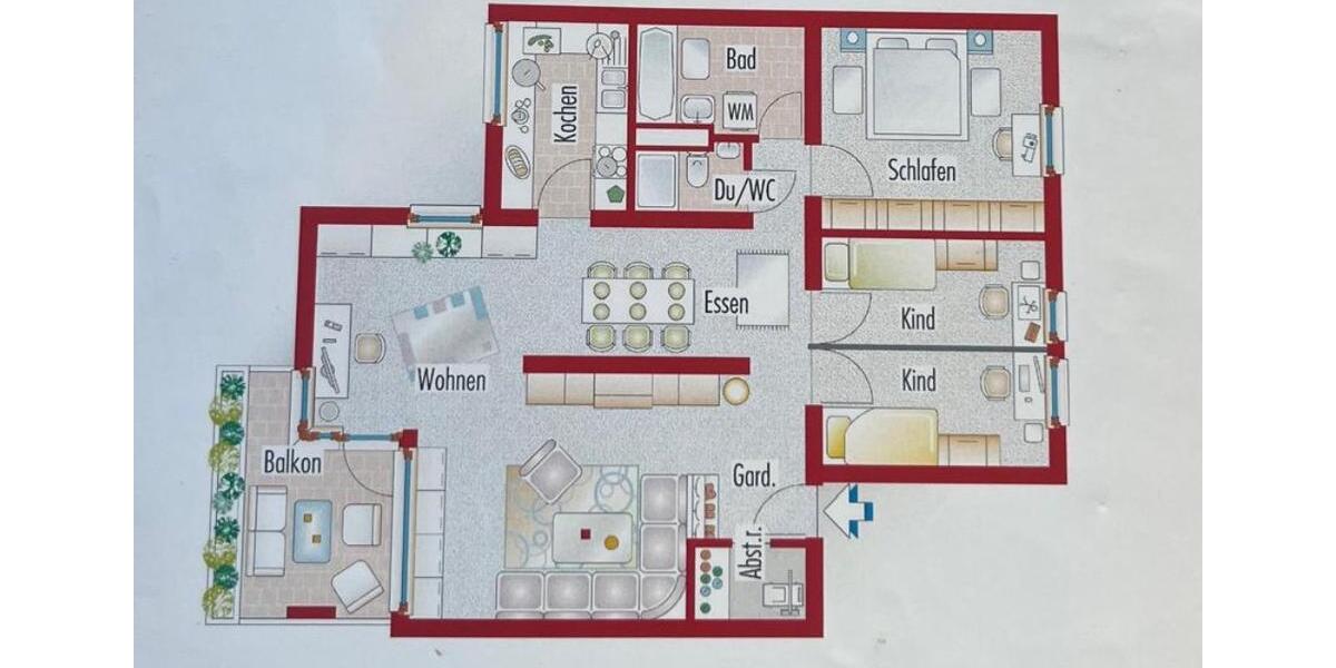 Etagenwohnung Esslingen am Neckar Brühl - 4 Zimmer, 94 m&sup2;, 360.000&euro; | Angebot:26577480