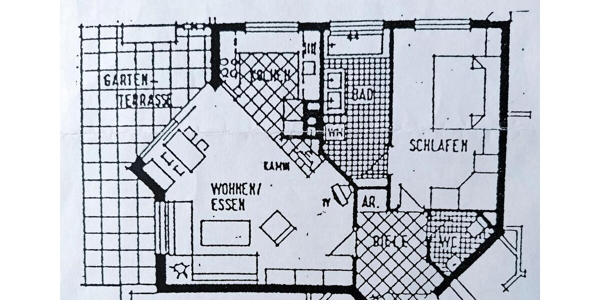Erdgeschoßwohnung Böblingen Dagersheim - 2 Zimmer, 60 m&sup2;, 265.000&euro; | Angebot:26294389