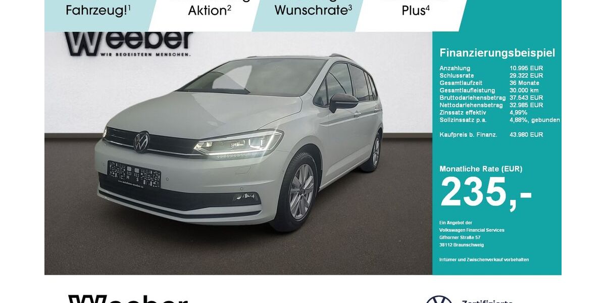 VW Touran 10.500 km 42.480 € Weil der Stadt 71263