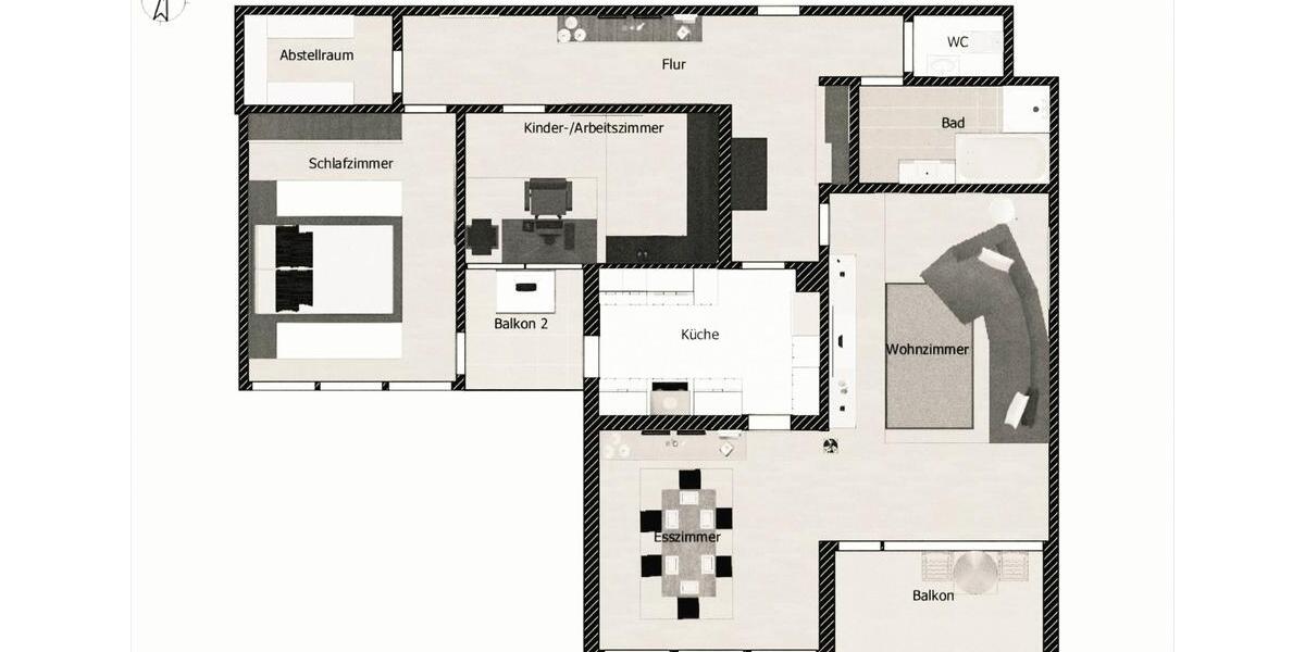 Etagenwohnung Bietigheim-Bissingen Bissingen - 4 Zimmer, 102 m&sup2;, 289.000&euro; | Angebot:26167068