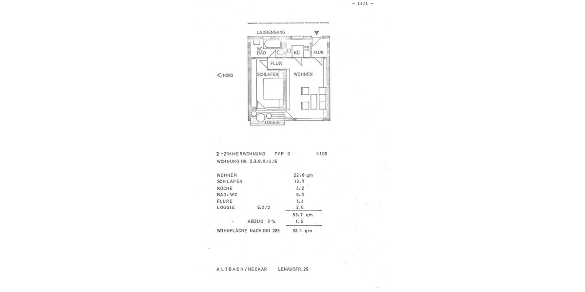 Provisionsfrei* KERNSANIERTE 2-Zimmer-Wohnung mit EBK, Westbalkon & ruhige Lage in Altbach - 2- Altbach | Angebot:26498459