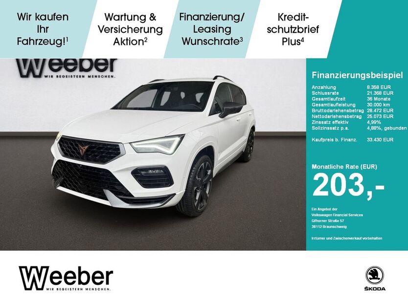 Cupra Ateca 20.400 km 31.390 € Weil der Stadt 71263