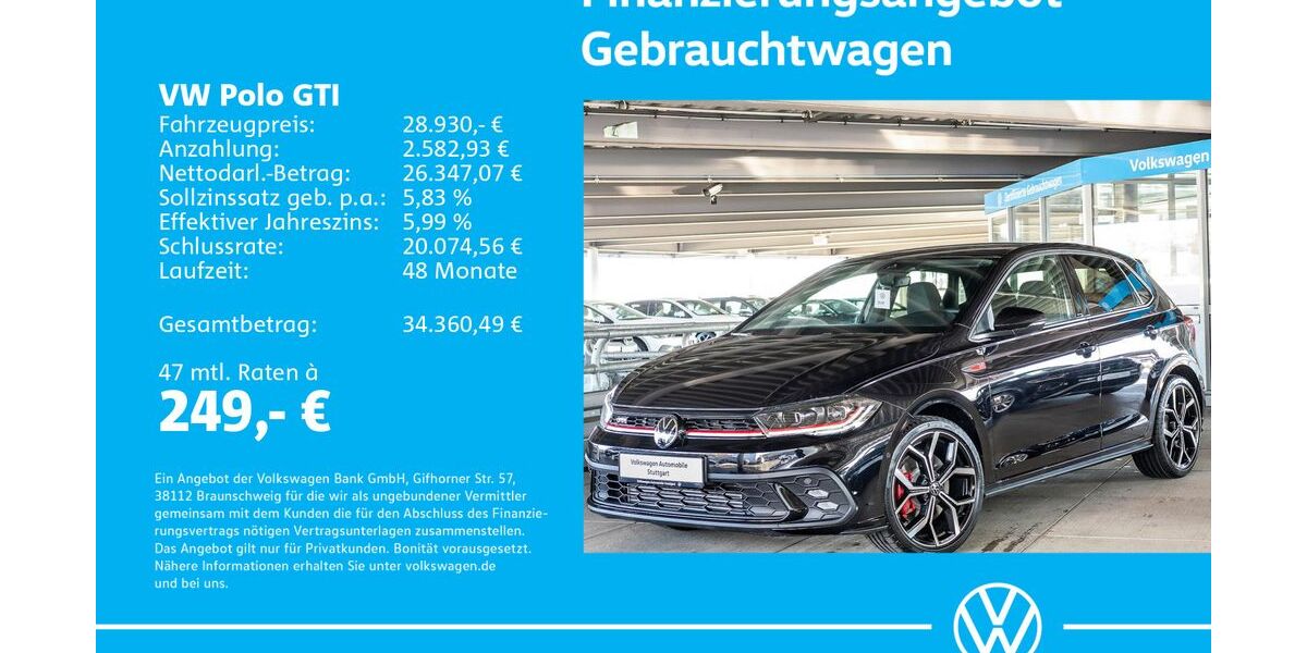 VW Polo 1.505 km 28.330 &euro; Stuttgart-Wangen 70188