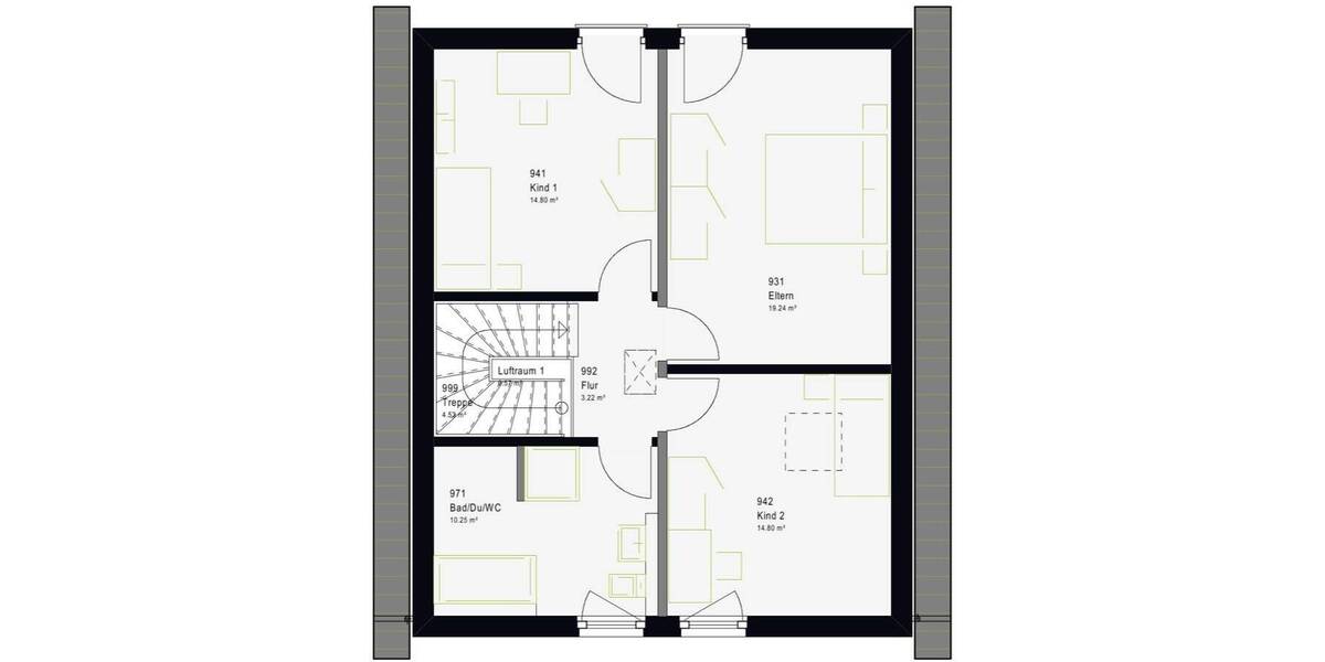 Einfamilienhaus Tübingen Hagelloch - 4 Zimmer, 134 m&sup2;, 607.359&euro; | Angebot:26107087