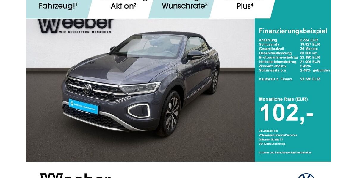 VW T-Roc 24.615 km 22.570 &euro; Weil der Stadt 71263