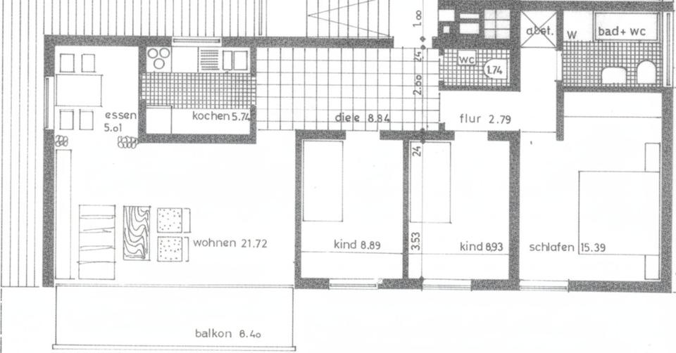 Etagenwohnung Leonberg - 4 Zimmer, 85 m&sup2;, 285.000&euro; | Angebot:26564551