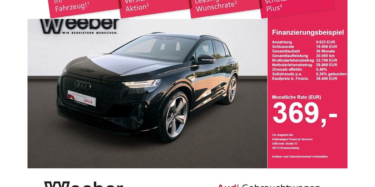 Audi Q4 e-tron 43.378 km 38.490 &euro; Weil der Stadt 71263