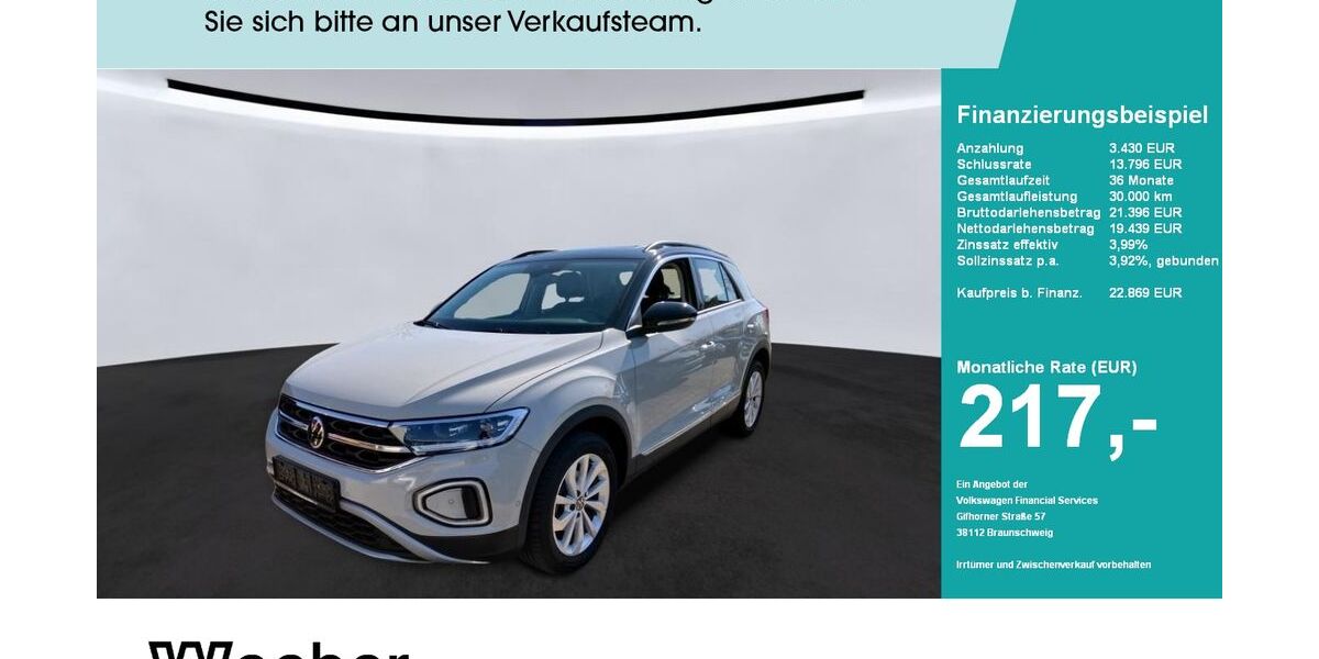 VW T-Roc 25.695 km 22.719 &euro; Weil der Stadt 71263