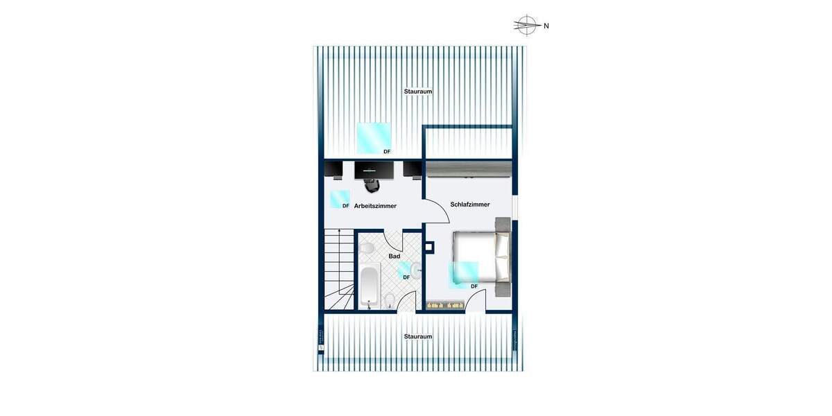 Reihenendhaus Stuttgart Bergheim - 5 Zimmer, 126 m&sup2;, 578.000&euro; | Angebot:24437335