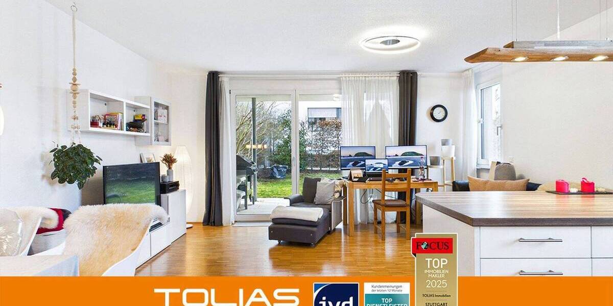 Etagenwohnung Stuttgart Feuerbach - 2 Zimmer, 58 m&sup2;, 345.000&euro; | Angebot:26751331