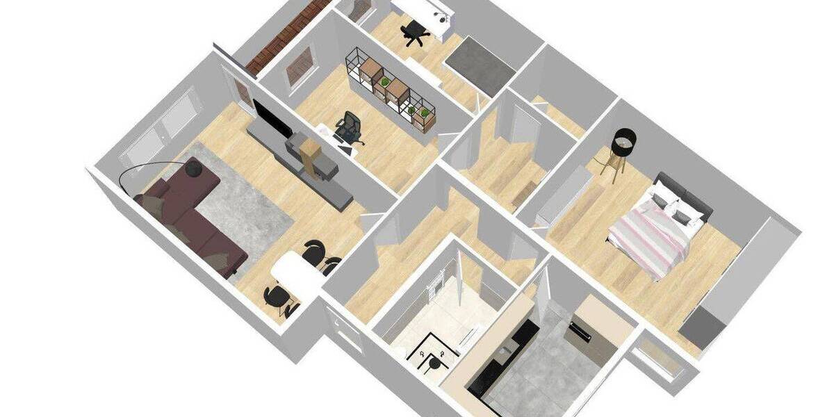 Etagenwohnung Böblingen Dagersheim - 4 Zimmer, 89 m&sup2;, 379.000&euro; | Angebot:26027510