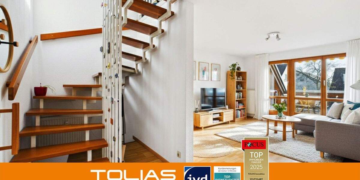 Etagenwohnung Stuttgart Plieningen - 2 Zimmer, 44 m&sup2;, 197.000&euro; | Angebot:25671746