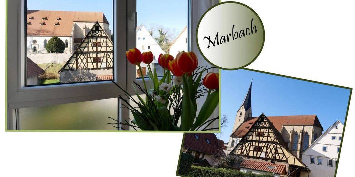Etagenwohnung Marbach am Neckar Marbach - 2 Zimmer, 60 m&sup2;, 600&euro; | Angebot:26908728