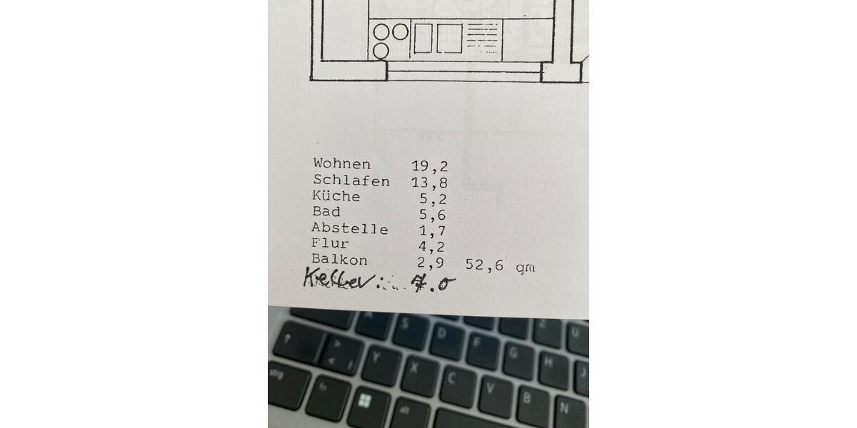 Etagenwohnung Tübingen Lustnau - 2 Zimmer, 53 m&sup2;, 262.000&euro; | Angebot:26325683