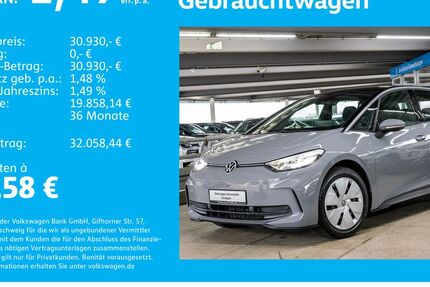 VW ID.3 26.788 km 30.930 &euro; Stuttgart-Wangen 70188