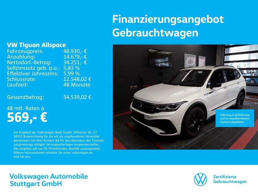 VW Tiguan Allspace 6.175 km 48.930 € Stuttgart-Feuerbach 70469