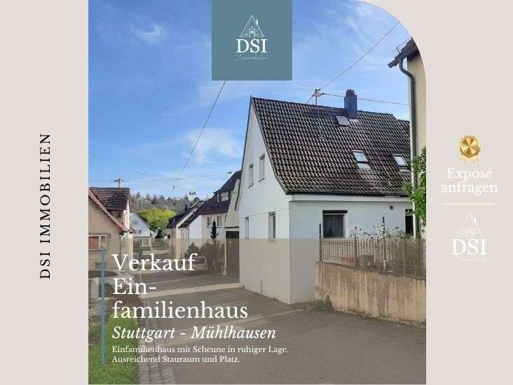 Einfamilienhaus Stuttgart Mühlhausen - 5 Zimmer, 95 m&sup2;, 495.000&euro; | Angebot:26167326