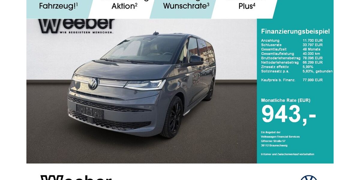 VW T7 Multivan 6.500 km 73.980 &euro; Weil der Stadt 71263