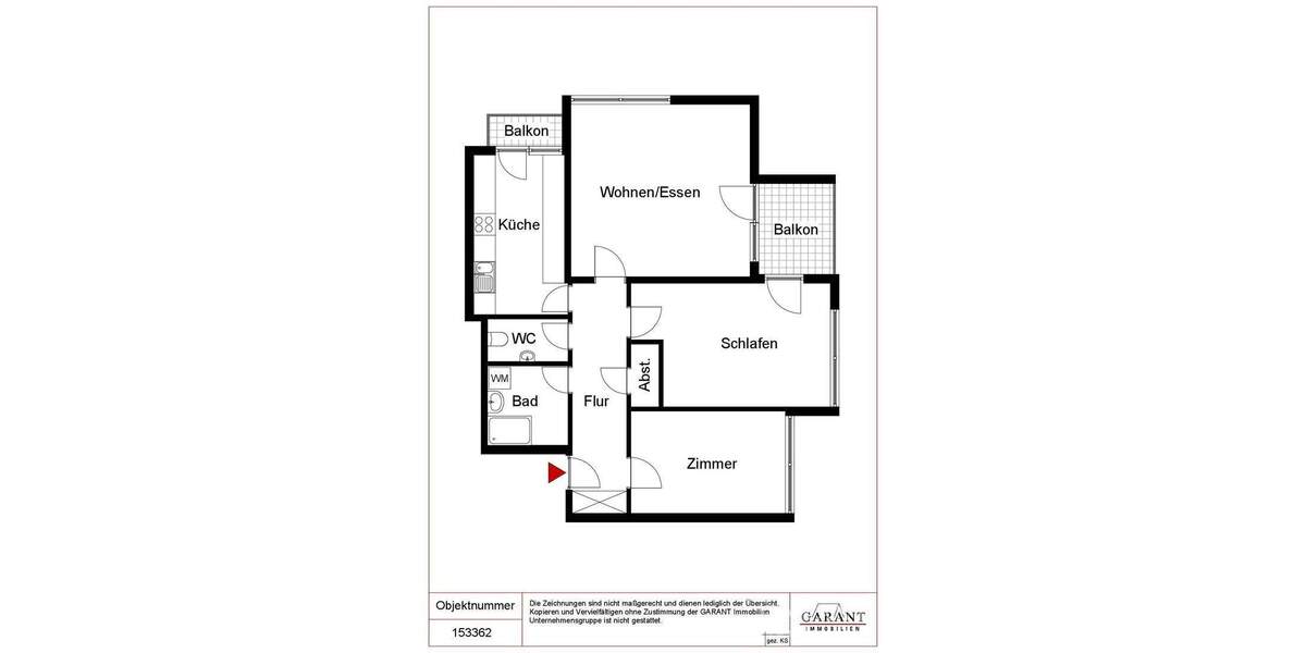Etagenwohnung Fellbach Schmiden - 3 Zimmer, 84 m&sup2;, 299.000&euro; | Angebot:25707839