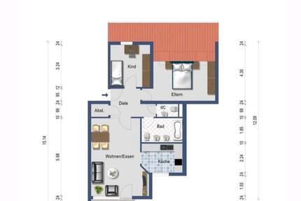 Wohnung Böblingen Dagersheim - 3.5 Zimmer, 73 m&sup2;, 1.400&euro; | Angebot:26366187