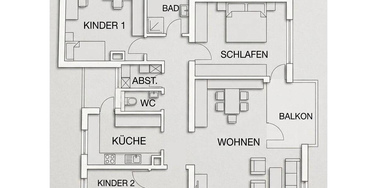 Etagenwohnung Ebersbach an der Fils - 4.5 Zimmer, 103 m&sup2;, 395.000&euro; | Angebot:26487420