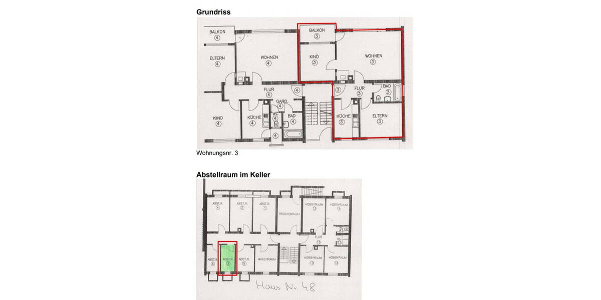 Etagenwohnung Stuttgart Ost - 3 Zimmer, 67 m&sup2;, 315.000&euro; | Angebot:26807181