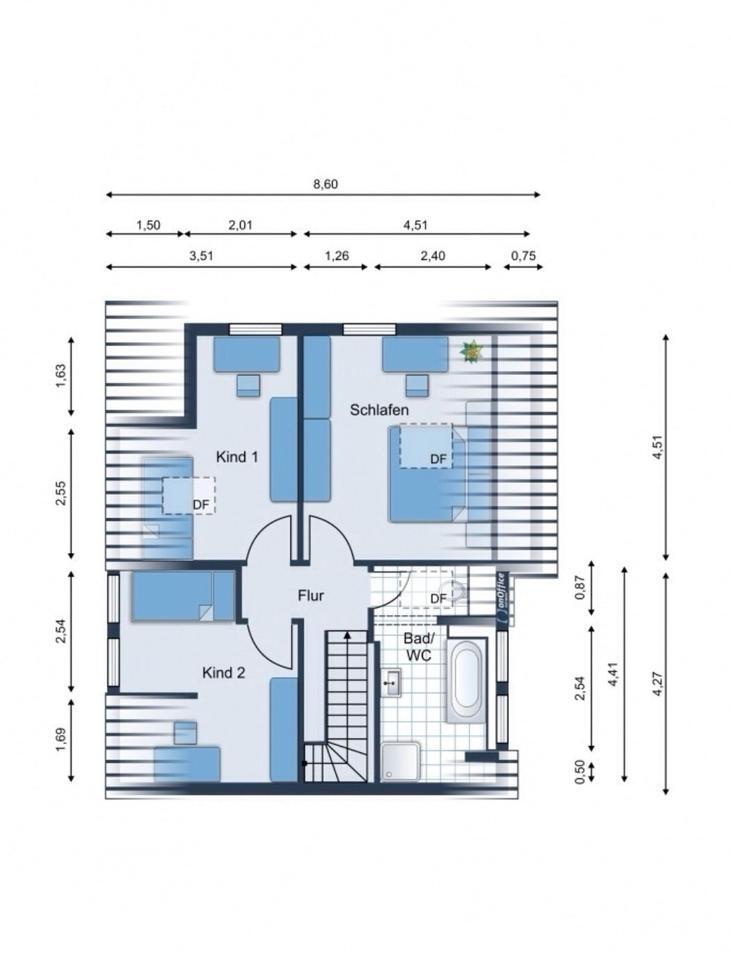 Haus im Haus - helle 5 Zimmer MaisonetteWohnung in Dätzingen
