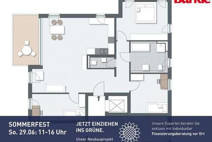 Wohnung zum Kaufen in Stuttgart 657.400 € 109.34 m²