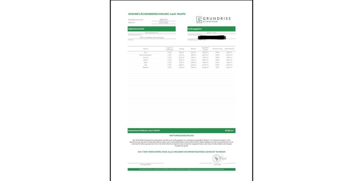 Etagenwohnung Leinfelden-Echterdingen Echterdingen - 2 Zimmer, 68 m&sup2;, 309.000&euro; | Angebot:25516778