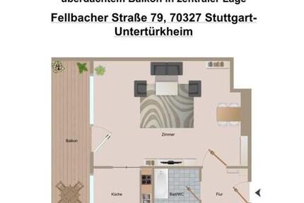 Wohnung Stuttgart Bad Cannstatt - 1 Zimmer, 39 m&sup2;, 150.000&euro; | Angebot:26561649