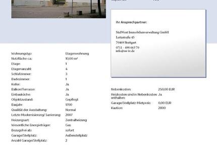 Wohnung Ditzingen - 5 Zimmer, 124 m&sup2;, 1.450&euro; | Angebot:25648731