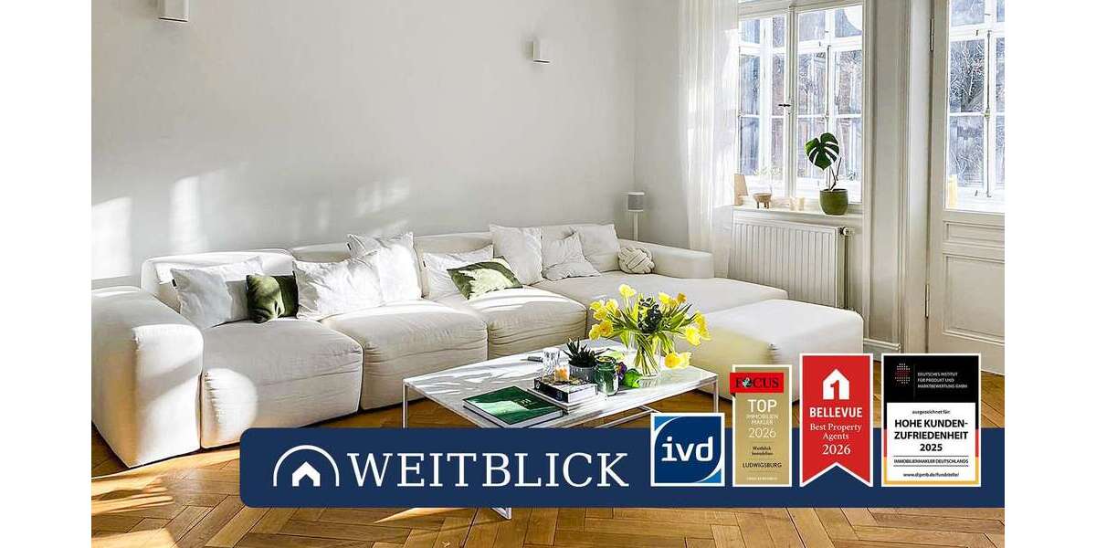 Etagenwohnung Stuttgart Bopser - 5.5 Zimmer, 165 m&sup2;, 1.080.000&euro; | Angebot:26037808