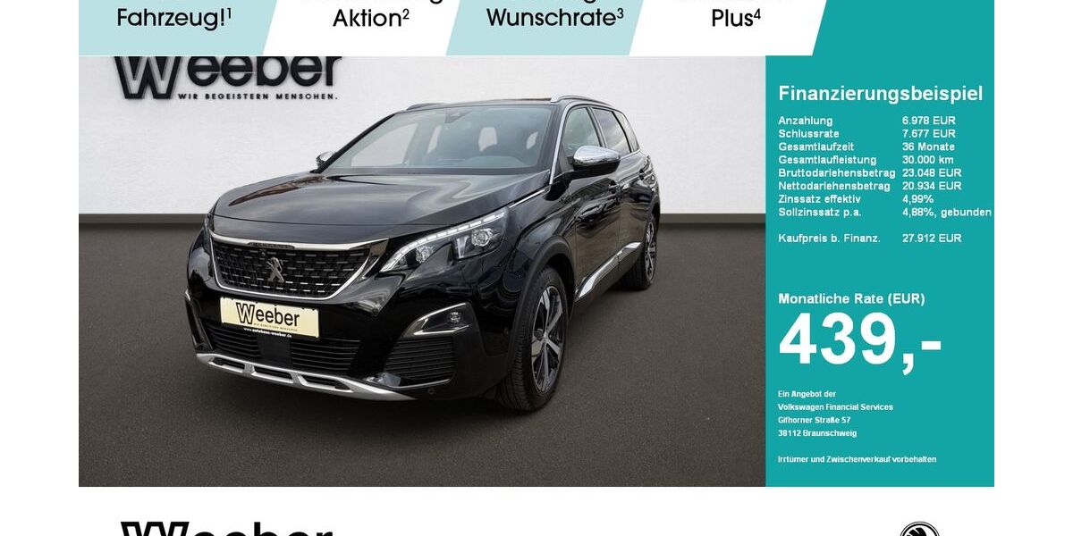 Peugeot 5008 53.318 km 26.836 € Weil der Stadt 71263