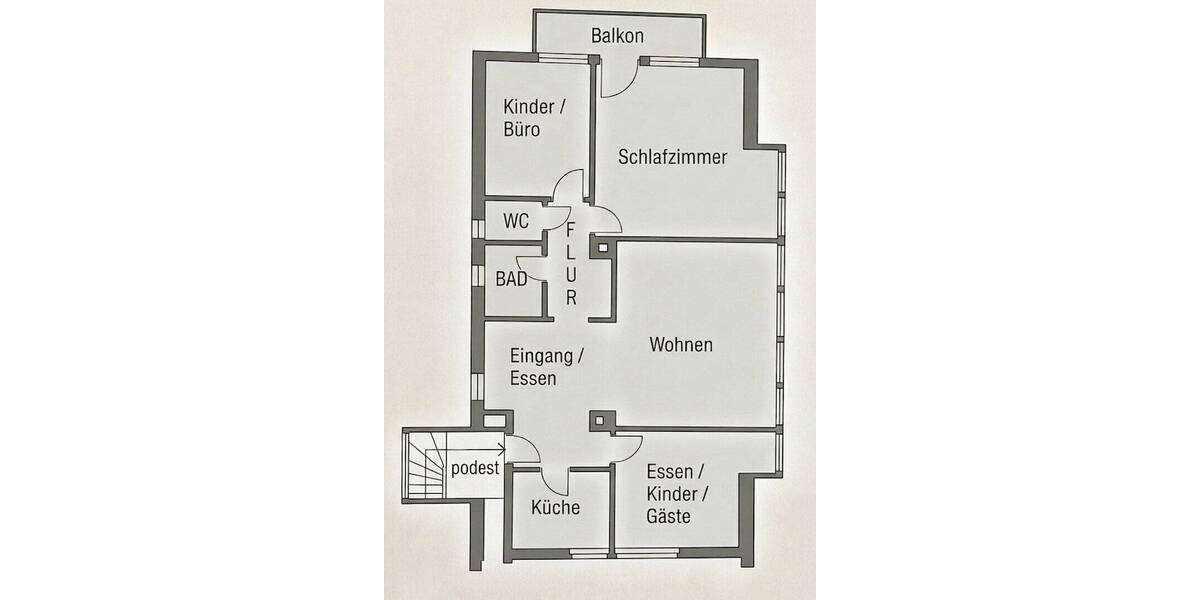 Etagenwohnung Esslingen Sulzgries - 4 Zimmer, 105 m&sup2;, 359.000&euro; | Angebot:26385749