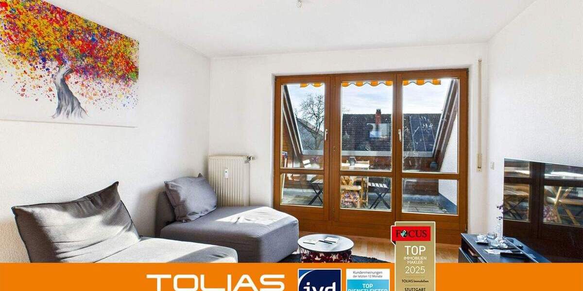 Unten das Leben, oben die Ruhe - Maisonette-Wohnung zwischen Stadt und Grün 2 zimmer