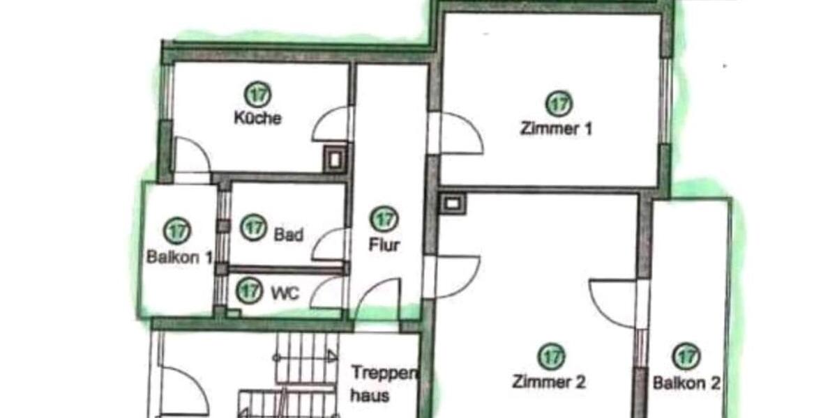 Hochparterre Ludwigsburg Eglosheim - 2 Zimmer, 1.150&euro; | Angebot:23285320