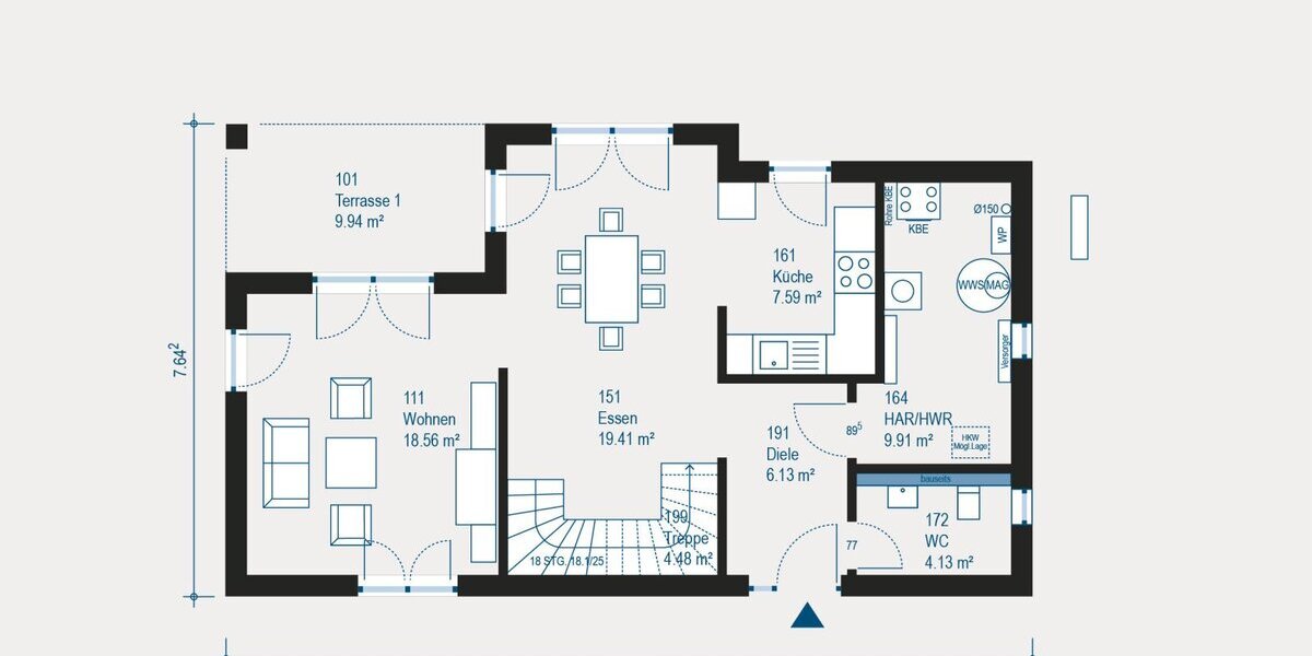 Exklusive Stadtvilla in Esslingen am Neckar mit Keller und Grundstück - Individuell geplantes Wohnen mit allkauf-Komfort - Villa Esslingen am Neckar Hegensberg | Angebot:27346495