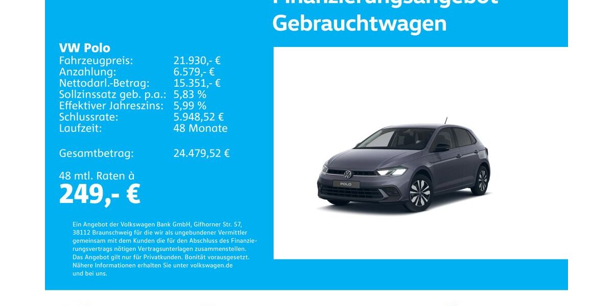 VW Polo 19.653 km 21.930 &euro; Stuttgart-Feuerbach 70469