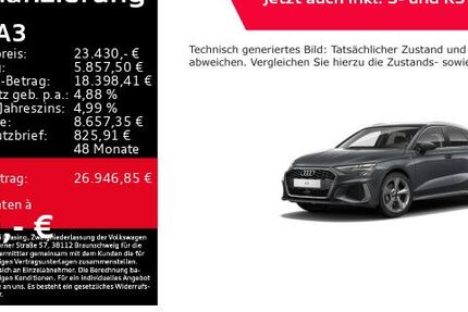 Audi A3 36.720 km 23.430 € Reutlingen 72770