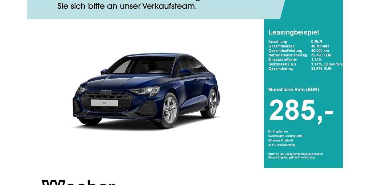 Audi A3 33.699 km 32.489 &euro; Leonberg 71229