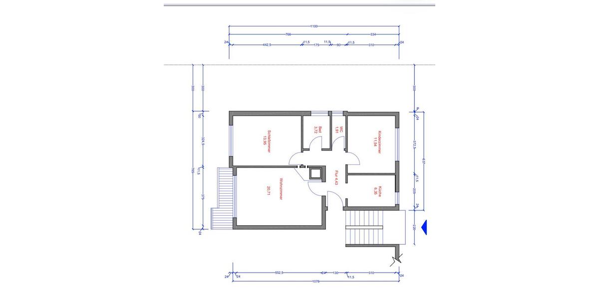 Erdgeschoßwohnung Ludwigsburg - 3 Zimmer, 67 m&sup2;, 269.000&euro; | Angebot:26375432